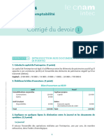 Corrigé Du Devoir 1: Exercice