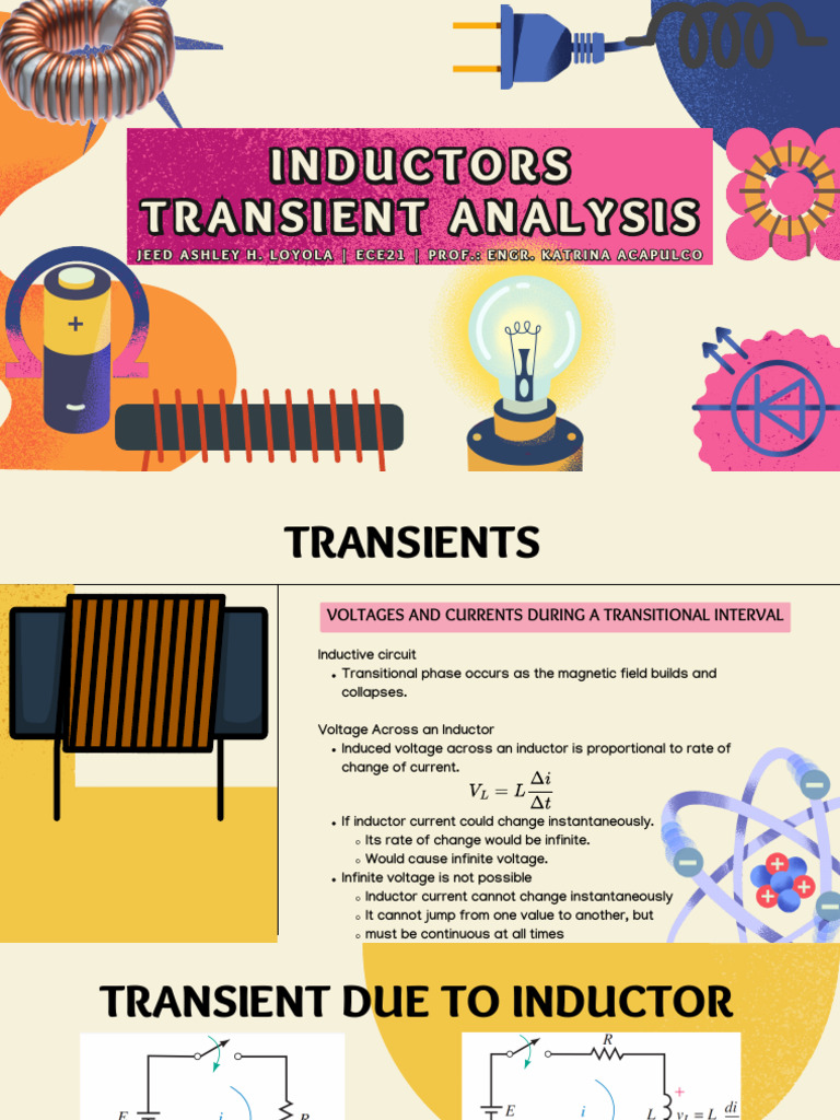 Inductor_Transient_Analysis PDF Inductance Electrical Network