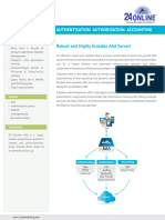 Authentication Authorization Accounting: Robust and Highly Scalable AAA Server!