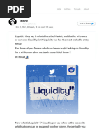 Key Types of Liquidity in Trading | PDF | Market Liquidity | Prices