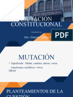 MutaciÃ N Constitucional - Eduardo Alfonso Campos