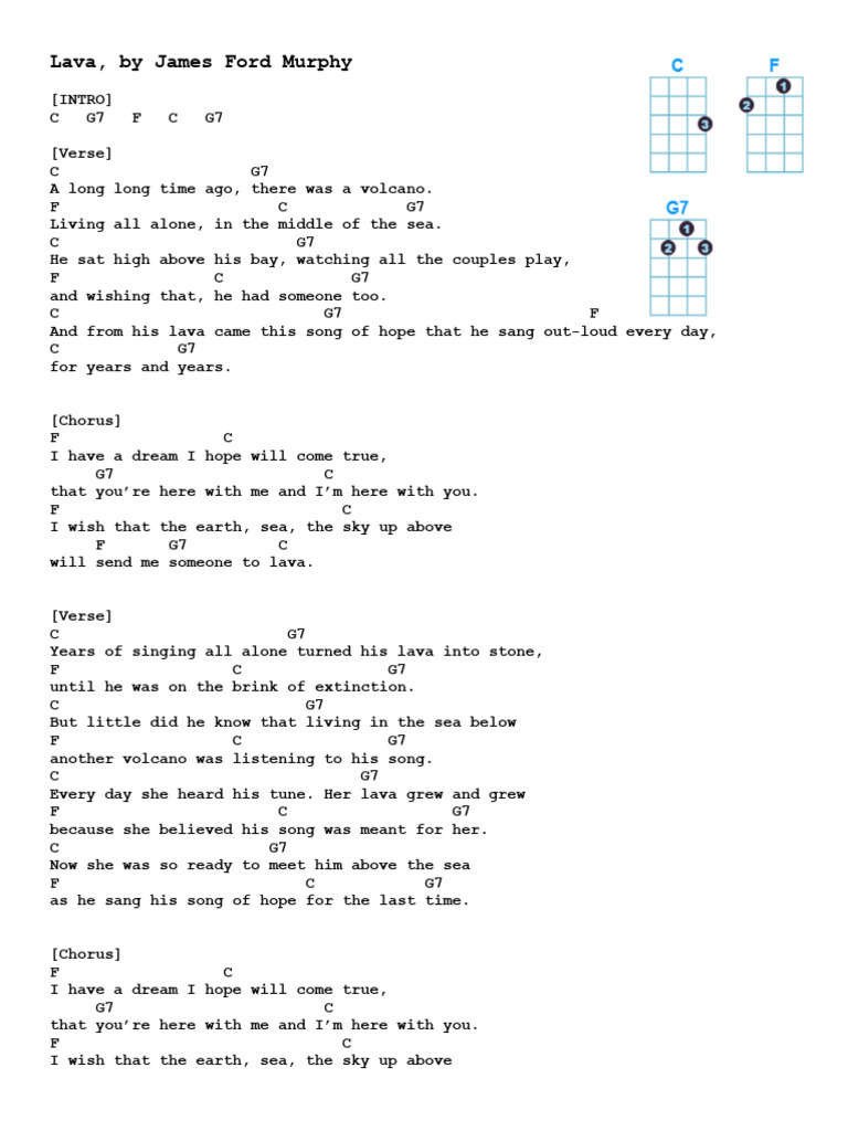 Lava Song | PDF