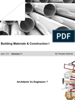 Building Materials and Construction 1