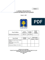 Laporan Praktikum 5 Sistem Informasi Manajemen