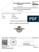DGMN Certificado de Situacion Militar 15562822