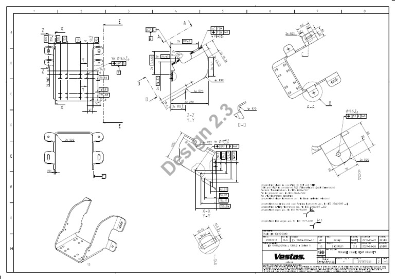 Movable Crane Beam Bracket Design | PDF