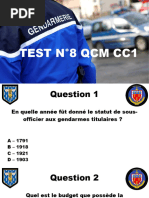 QCM Concours Officier de Police 2023 | PDF | Police | Justice criminelle
