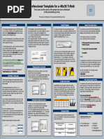A2 Poster Presentation Template Guide | PDF | Page Layout | Typefaces