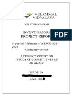 Investigatory Project Report