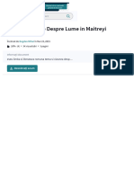 Tema Si Viziune Despre Lume in Maitreyi - PDF