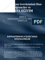 Üni̇te Kaynaştirma