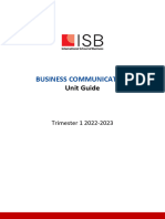 Business Communication 4 - Unit Guide