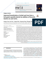 Improved Beneficiation of Nickel and Iron Irom A Low-Grade Saprolite Laterite