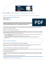 Les Ratios Financiers Pour Suivre La Santé Financière de Votre Entreprise