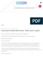 Choosing The Right Microscope - Basic Buyer's Guide - Microscopes - Com.au