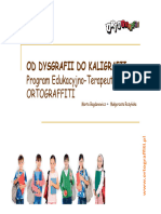 Od Dysgrafii Do Kaligrafii - Prezentacja