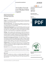 Impact of IFRS 15 On The Quality of Accruals and Earnings Management of Brazilian Publicly Held CompaniesRevista Brasileira de Gestao de Negocios
