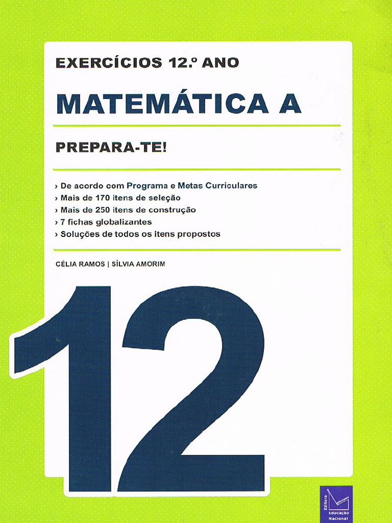 Exame Matematica a - 12º - Prepara-te! | PDF