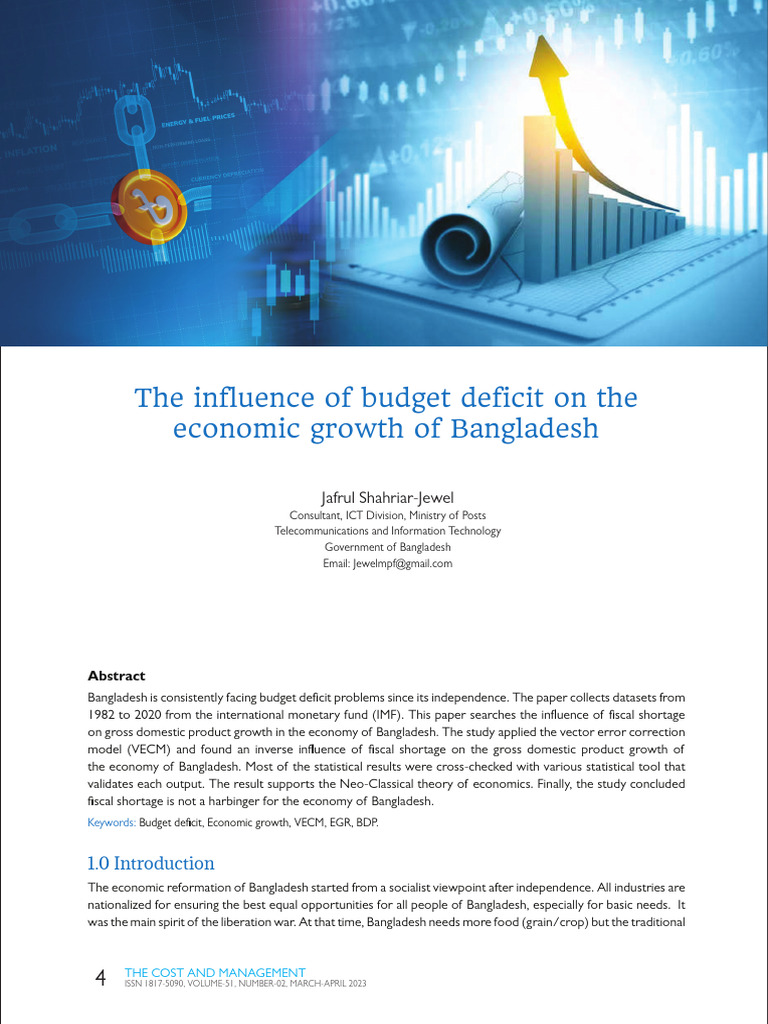 Budget Deficit's Impact on Bangladesh's Growth | PDF | Government ...
