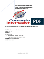 Filosofia y Diagnostico Comercio Internacional - Paredes & Coaquira