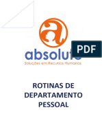 Rotinas de DP Apostila On Line