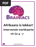 Grade 6 Afrikaans Begrips | PDF