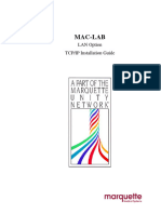 MAC-LAB Lan Option TCP IP Installation Guide