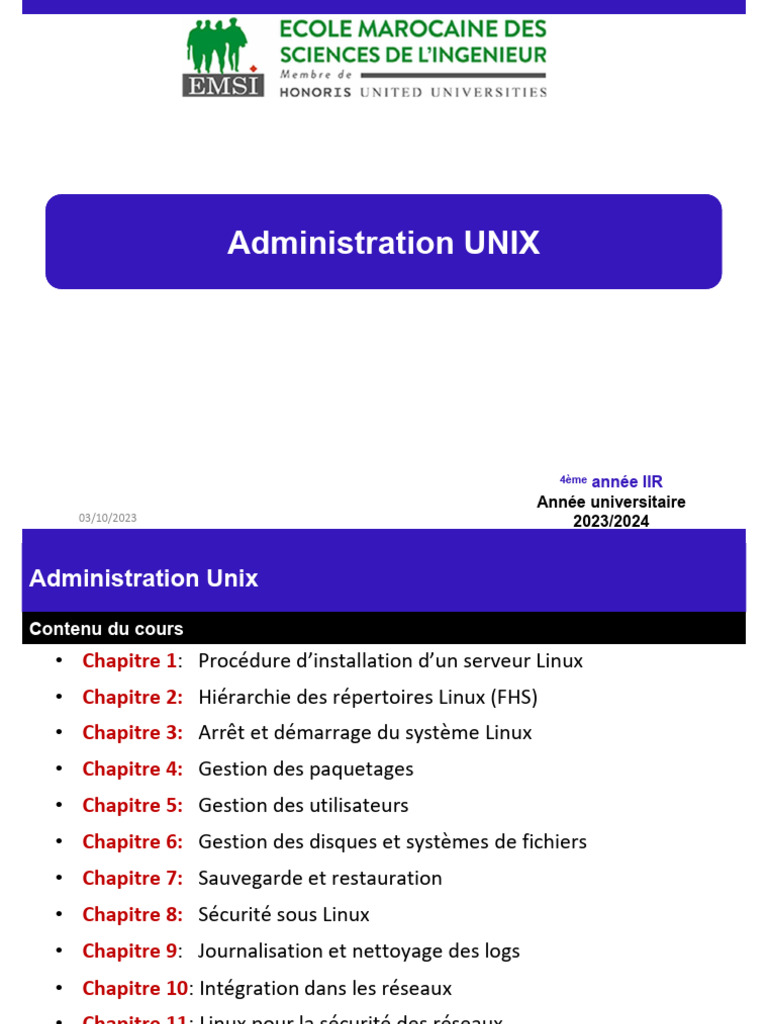 Installation et Administration de Linux | PDF | Distribution Linux ...