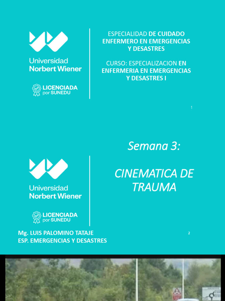 Cinemática de Trauma en Emergencias | PDF | Lesión | Las leyes del ...