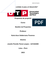 Propuesta de Proyecto - Gestion de Proyectos