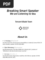 DEFCON 26 Wu HuiYu and Qian Wenxiang Breaking Smart Speakers Updated