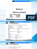 Khairul Amri - Meeting 5 Malicious Software