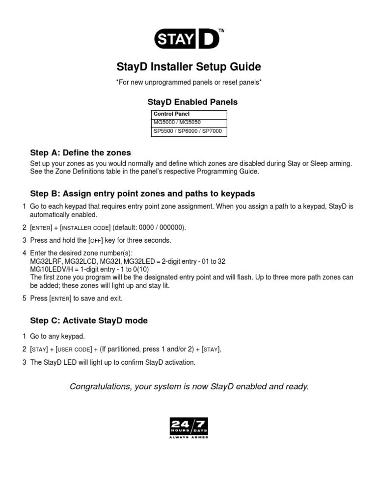 StayD Panel Setup & Activation Guide | PDF | Computer Architecture ...