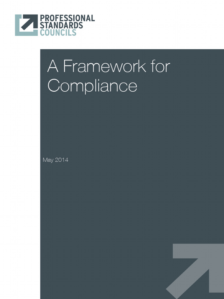 A Framework For Compliance | PDF | Regulatory Compliance | Audit