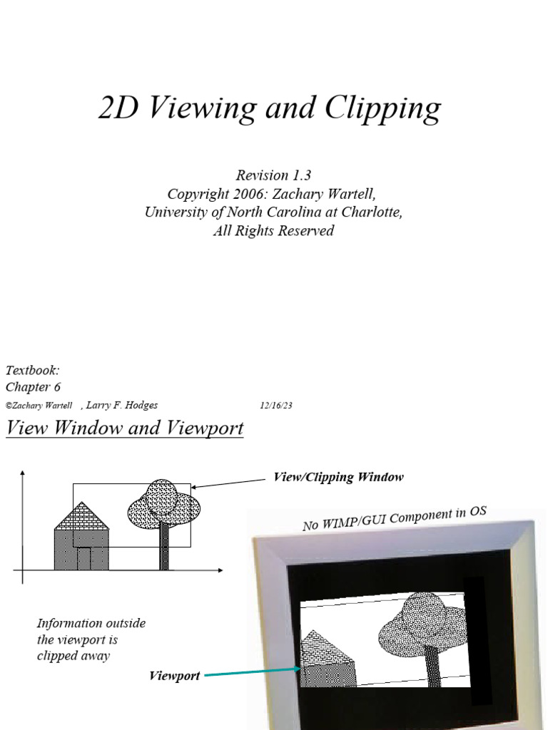 2D Viewing and Clipping2.2 | PDF