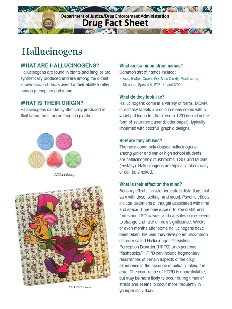 Hallucinogens 2020 | PDF | Hallucinogen | Mdma