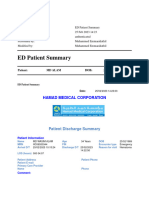 ED Patient Summary 25-02-2023