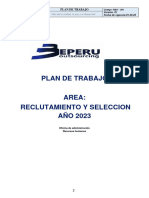 Plan de Trabajo Reclutamiento y Seleccion 2023 1