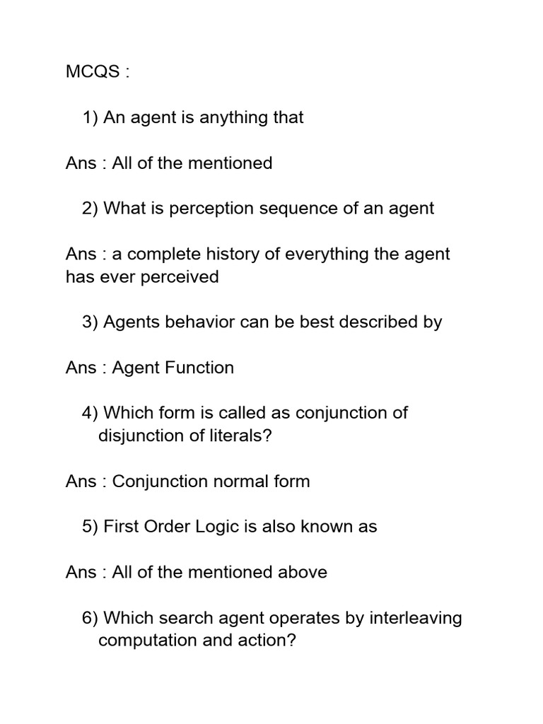 Objective Question On Sql