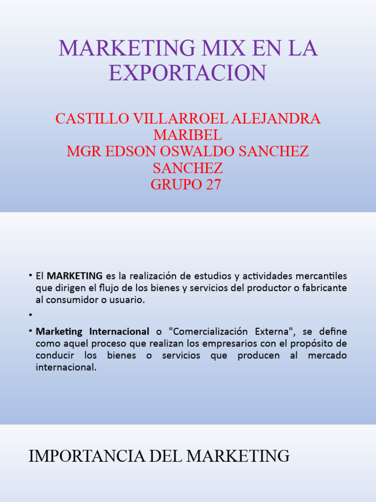 Estrategias de Marketing Internacional | PDF | Marketing | Mercado ...