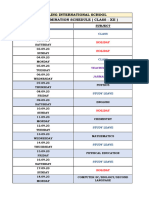 Sis Xii Term-I Routine 2023