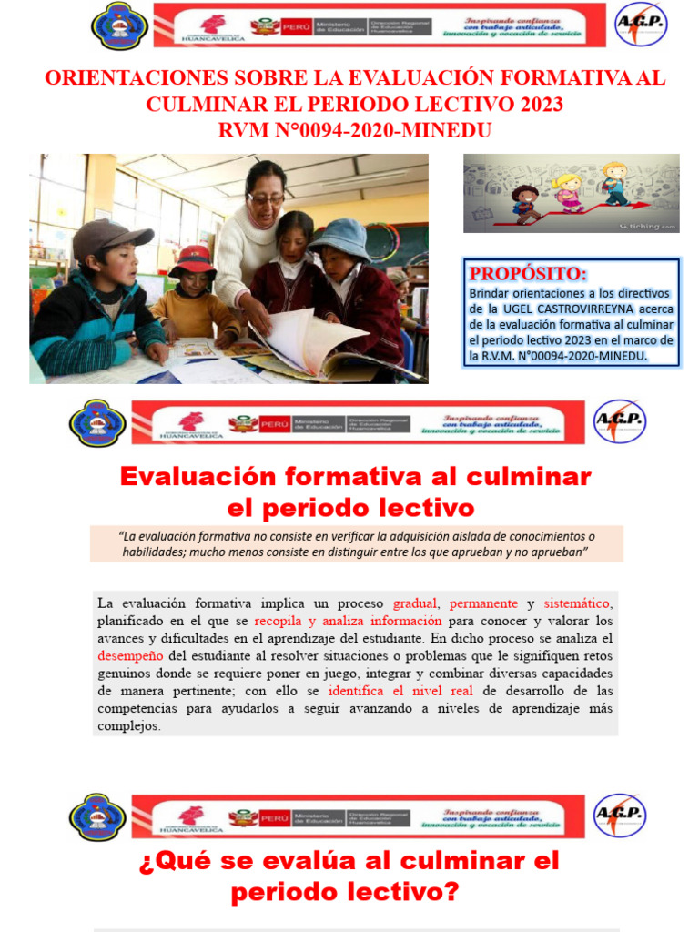 Evaluación Formativa 2023 en Educación | PDF | Evaluación | Aprendizaje