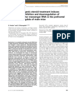 Anabolic-Androgenic Steroid Treatment Induces Behavioral Disinhibition and Downregulation of Serotonin Receptor Messenger RNA in The Prefrontal Cortex and Amygdala of Male Mice