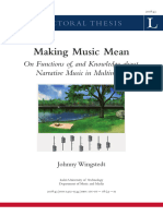 Making Music Mean