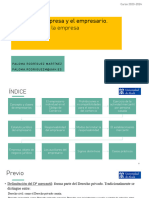 Tema 1 La Empresa y Empresario 2023. ADE+TURADE+TUR