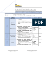 Sesion de Aprendizaje Cuarto