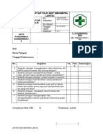 Daftar Tilik Sop Mengepel Lantai