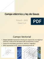 Campo Eléctrico y Ley de Gauss