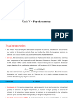 Psychrometry