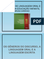 RESUMO Livro de Bruna Cardoso Práticas Da Linguagem Oral e Escrita Na EI